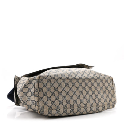Gucci GG Plus Monogram Messenger Diaper Bag Navy 5 of 13