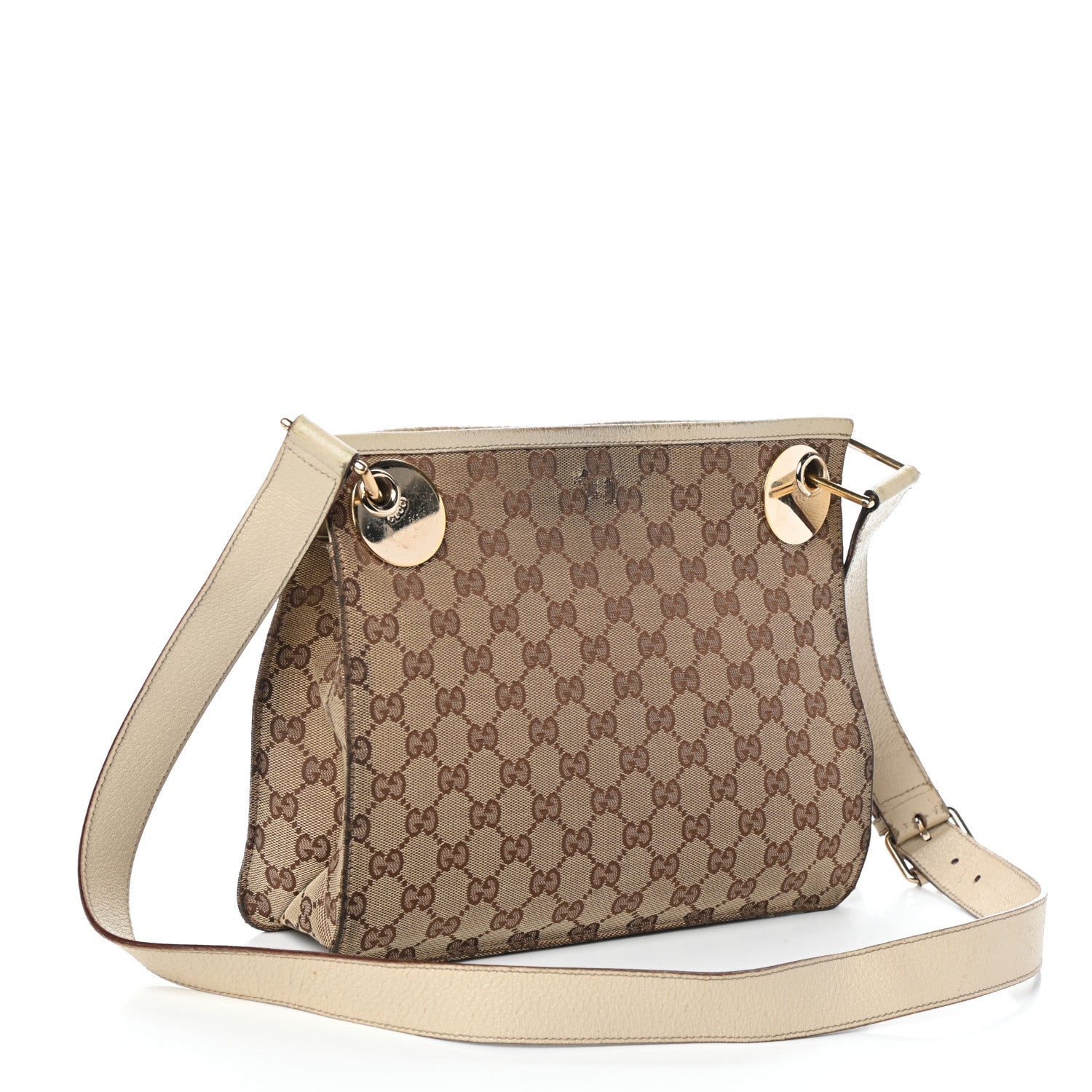 Gucci Monogram Eclipse Messenger Bag Off White 3 of 11