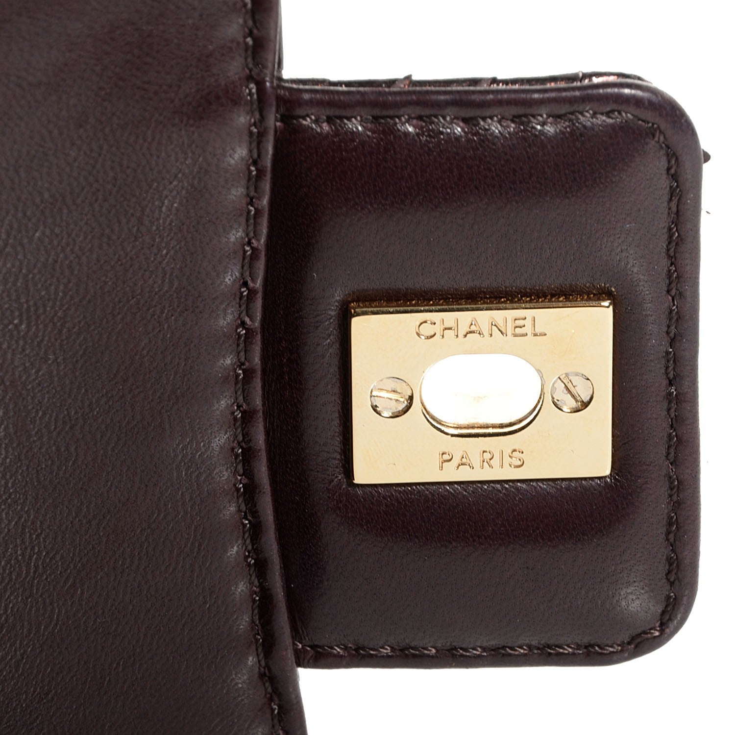 Chanel Python Soho Tassel Medium Flap Dark Brown 6 of 8