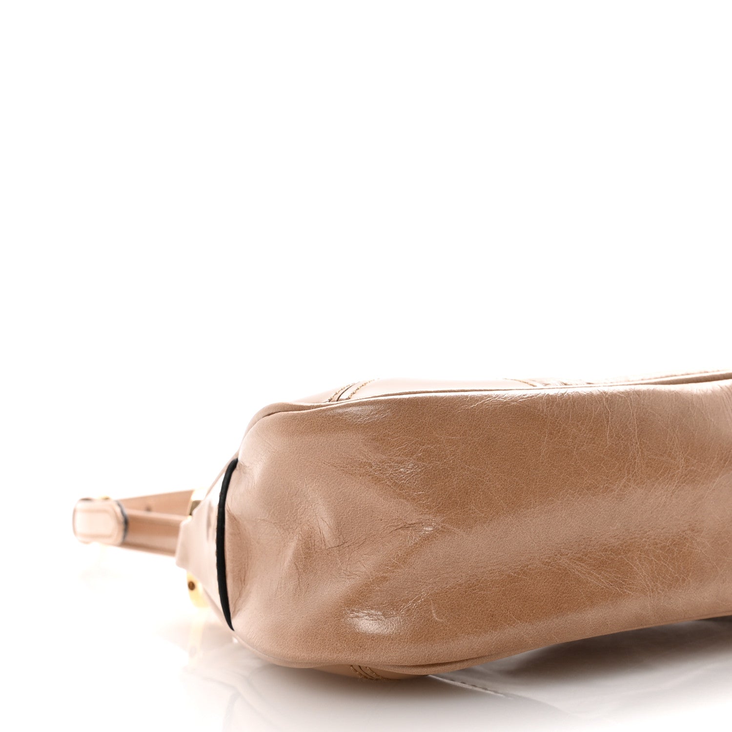 Prada Soft Lux Calfskin Re-Edition 2002 Shoulder Bag Travertine 8 of 10