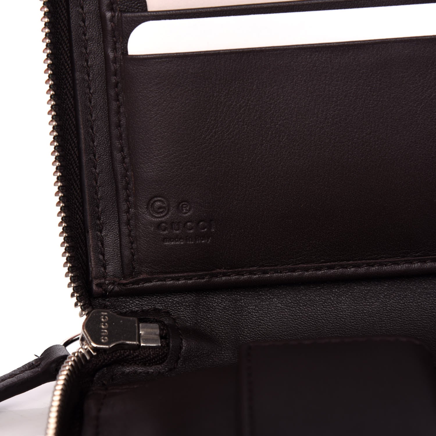 Gucci Microguccissima Large Zip Around Organizer Wallet Testa di Moro 6 of 8