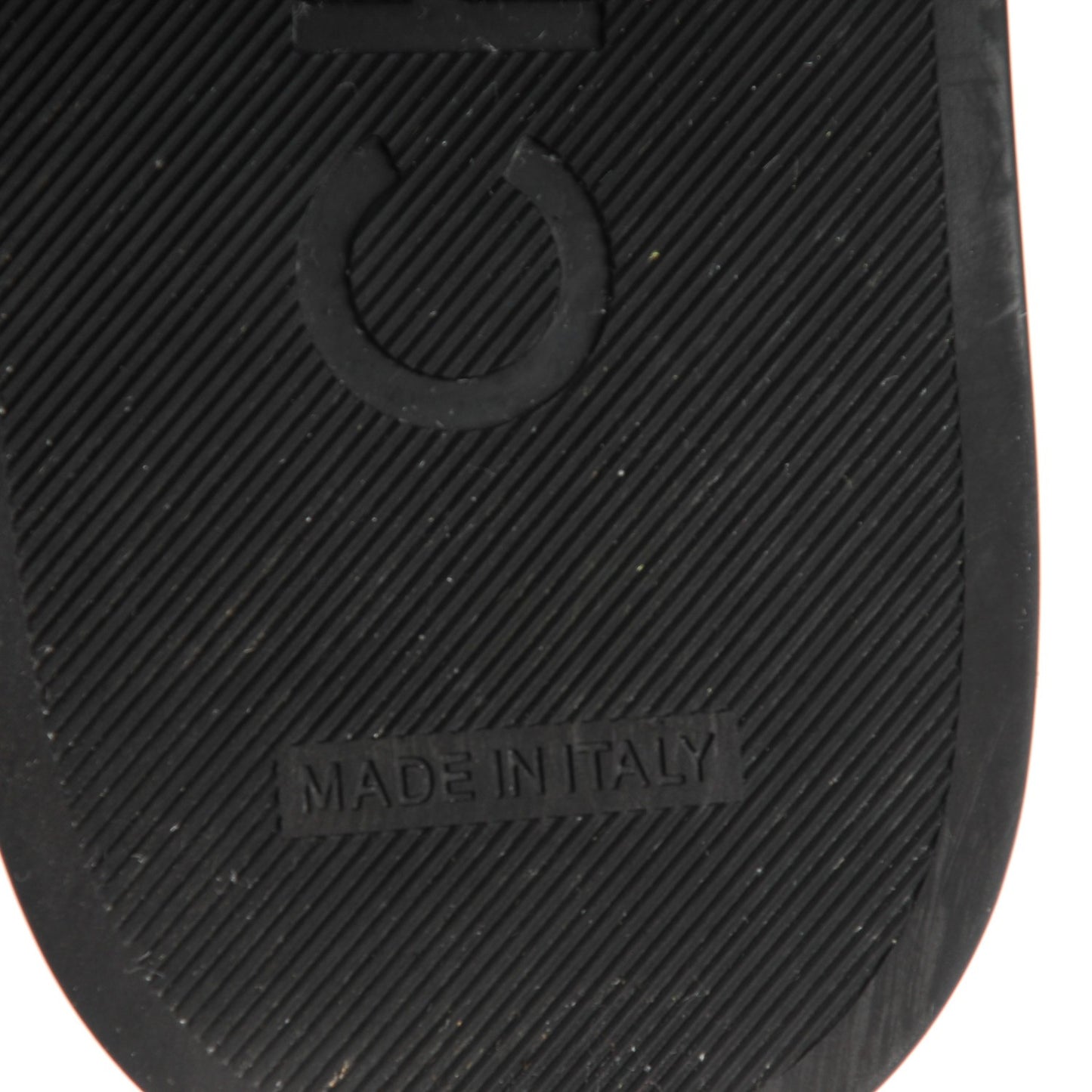 Tweed Lambskin Chain Flat Sandals 37 Black Multicolor