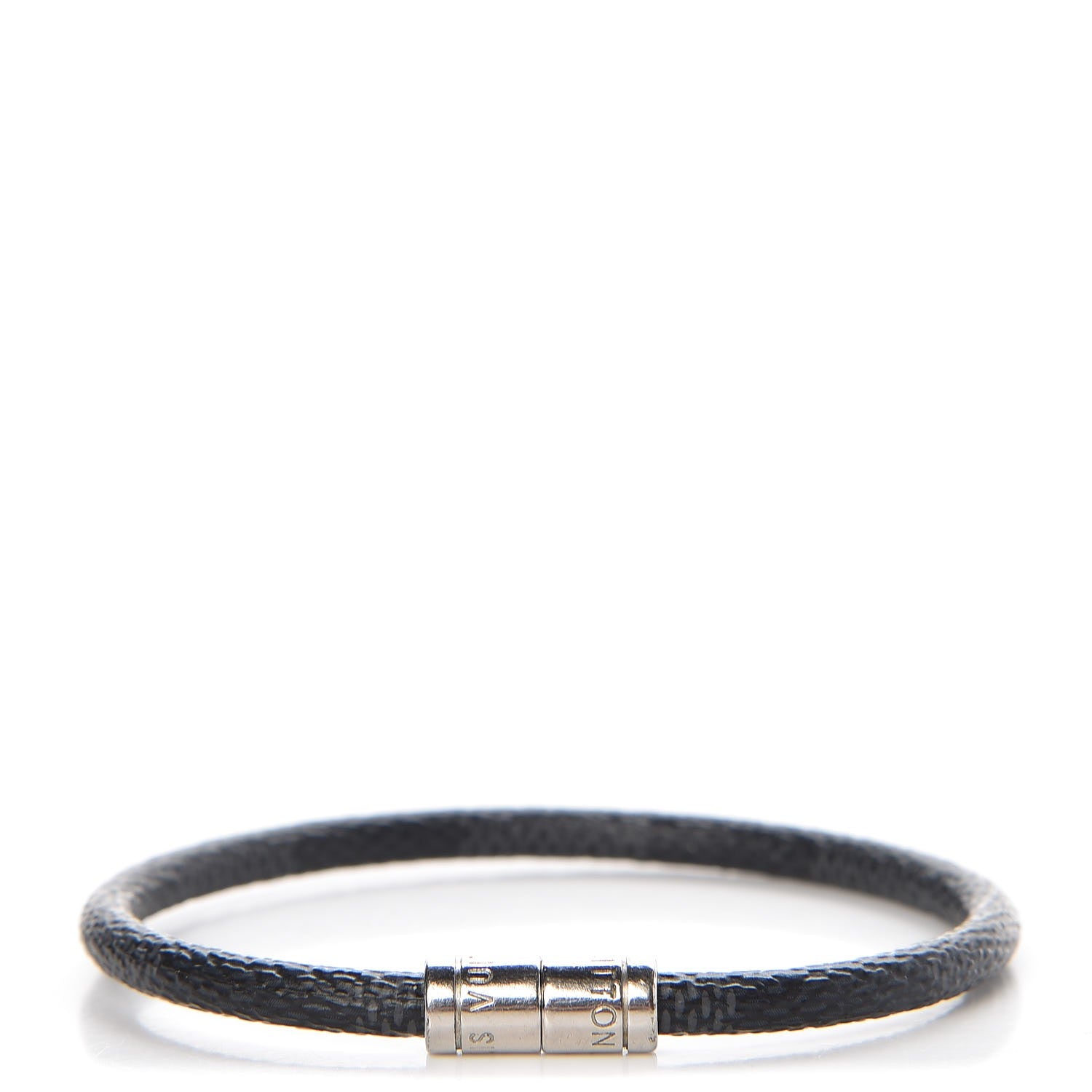 Louis Vuitton Damier Graphite Keep It Bracelet 19 1 of 3