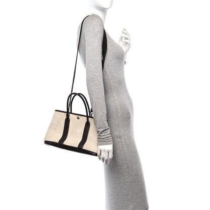 Hermes Buffle Skipper Toile Garden Party 30 TPM Marron Fonce 2 of 11