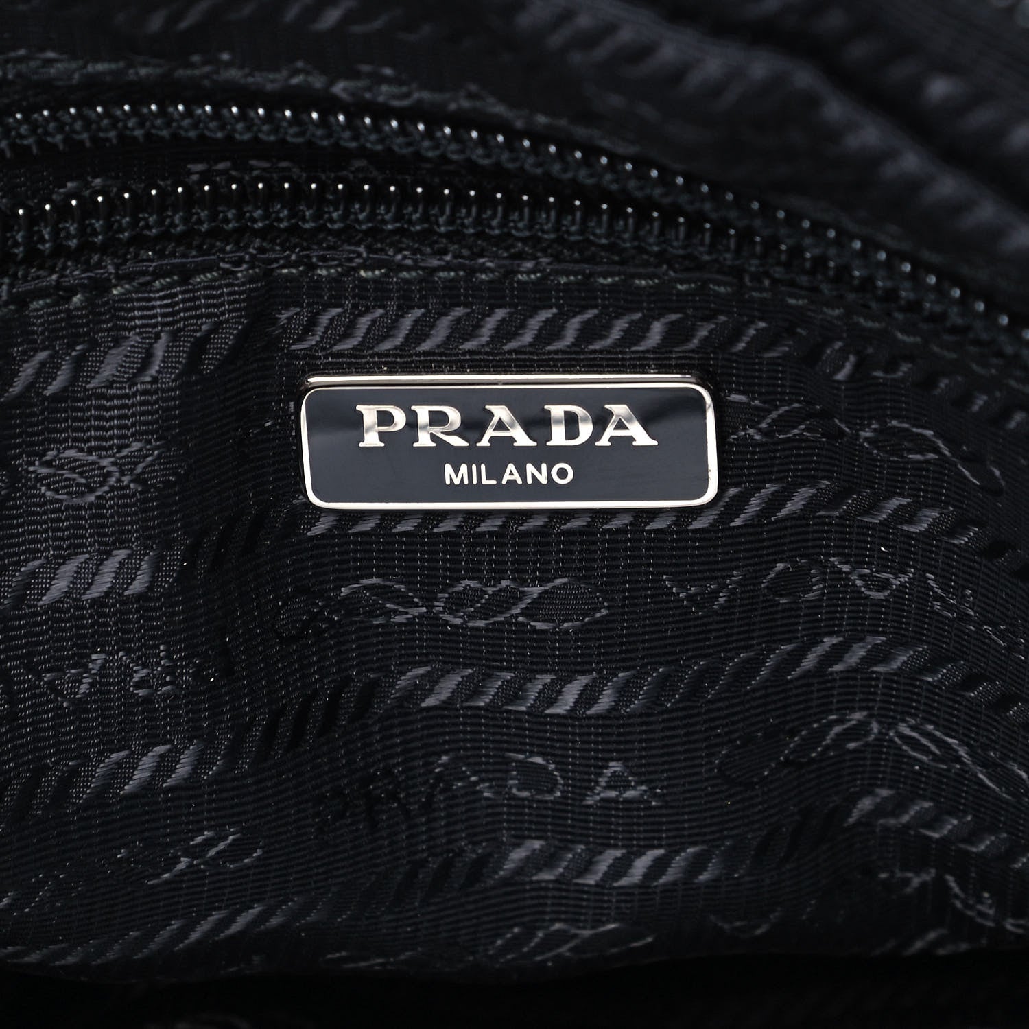 Prada Tessuto Nylon Clutch Wristlet Black 6 of 9