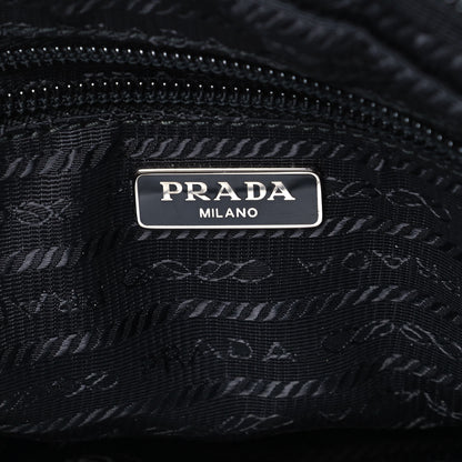Prada Tessuto Nylon Clutch Wristlet Black 6 of 9