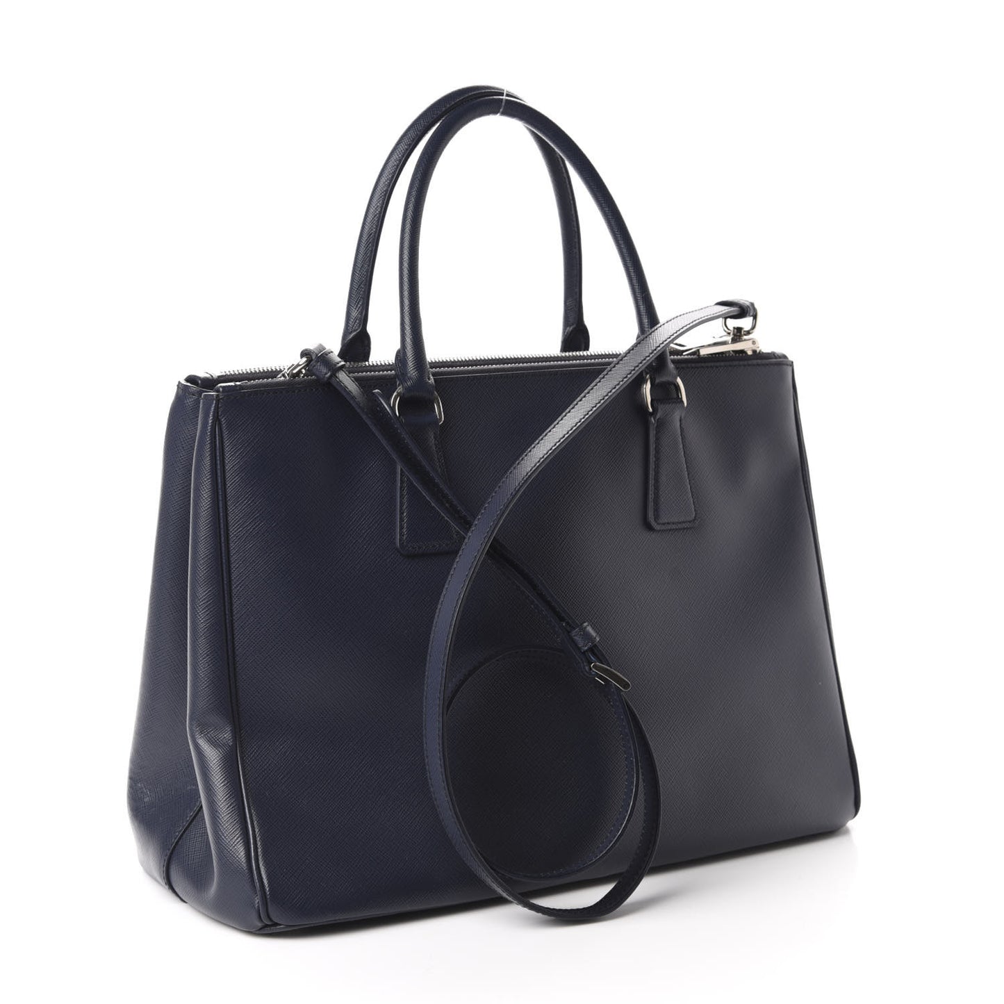 Saffiano Medium Galleria Double Zip Tote Baltico