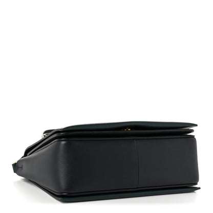 Celine Shiny Smooth Calfskin Medium Frame Shoulder Bag Amazone Dark Navy 4 of 10