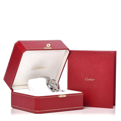 Cartier Stainless Steel 35mm Cle De Automatic Watch 6 of 6