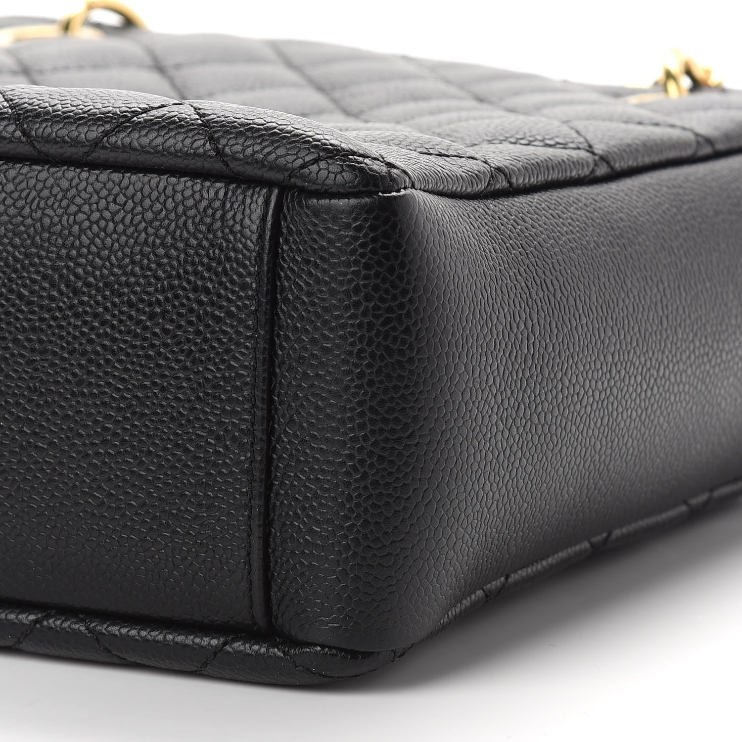 Chanel Caviar Quilted Petit Shopping Tote PST Black 9 of 9