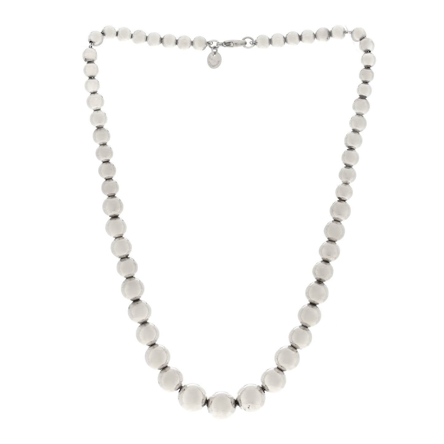 Sterling Silver HardWear Graduated Ball Necklace