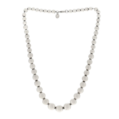 Tiffany Sterling Silver HardWear Graduated Ball Necklace 3 of 4