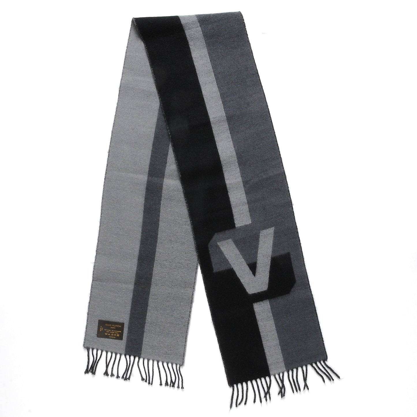 Cashmere Wool Historique Scarf Gray