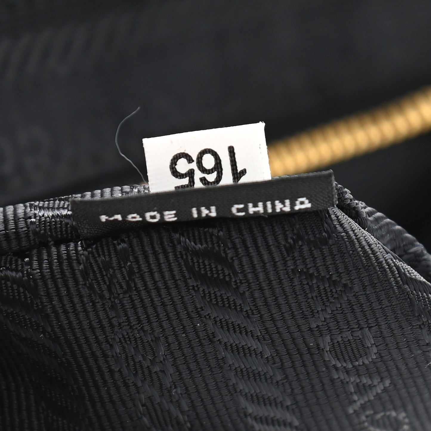 Tessuto Nylon Saffiano Crossbody Bag Black