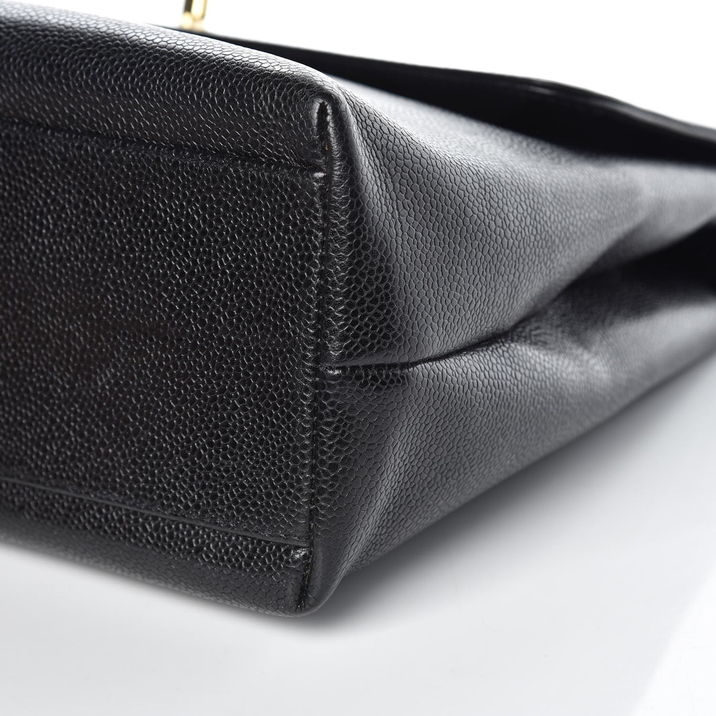 Caviar Kelly Jumbo Flap Black