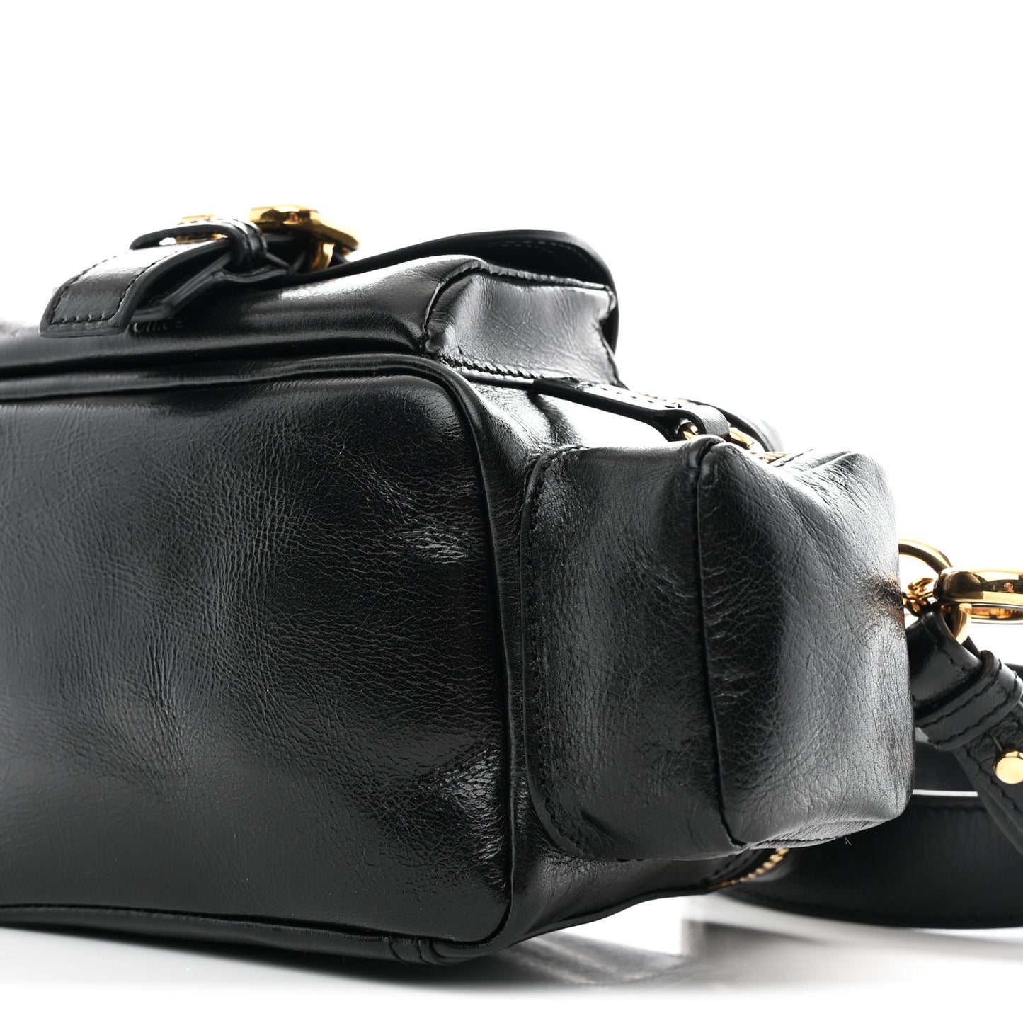 Shiny Buffalo Small Double Carry Camera Bag Black