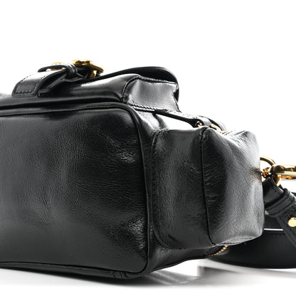Chloe Shiny Buffalo Small Double Carry Camera Bag Black 10 of 10