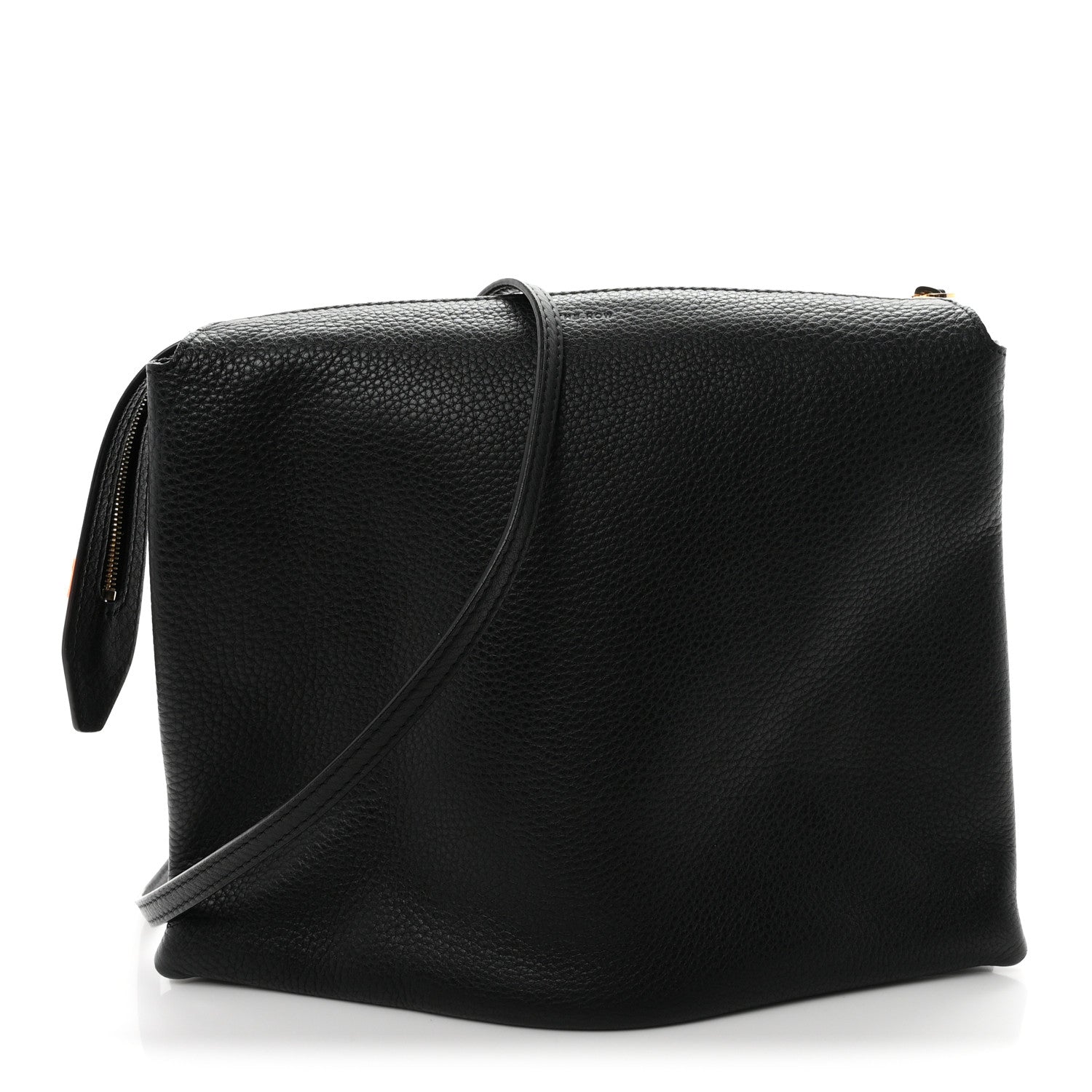 The Row Grained Calfskin Nu Twin Bag Black 1 of 8