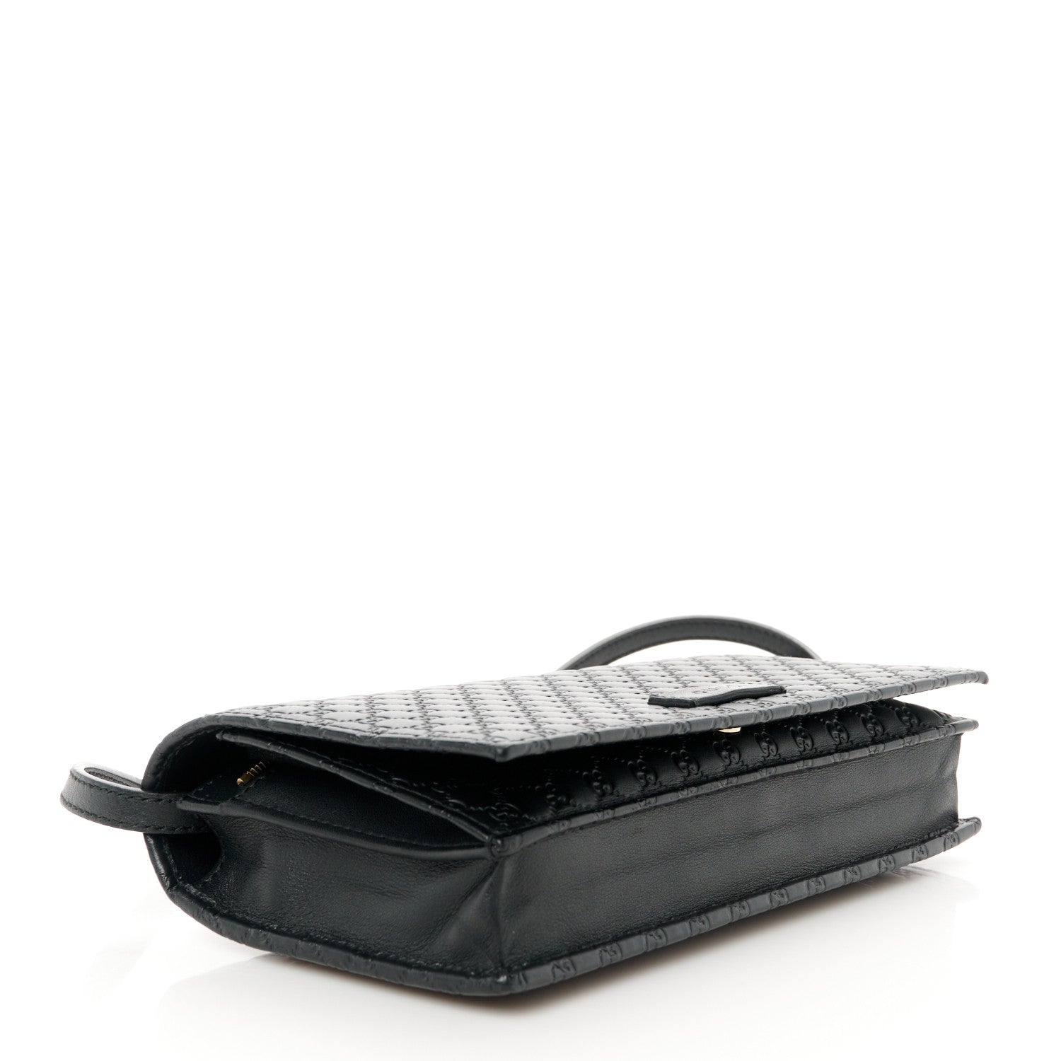 Gucci Microguccissima Crossbody Wallet Black 4 of 10