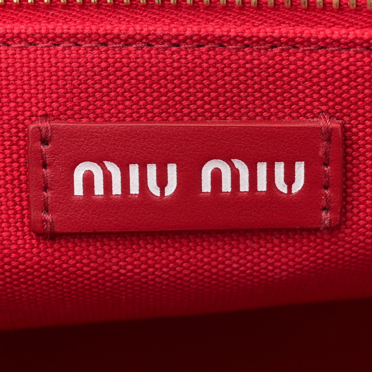 Miu Miu Jacquard Flower Print Tote Red Multicolor 6 of 10