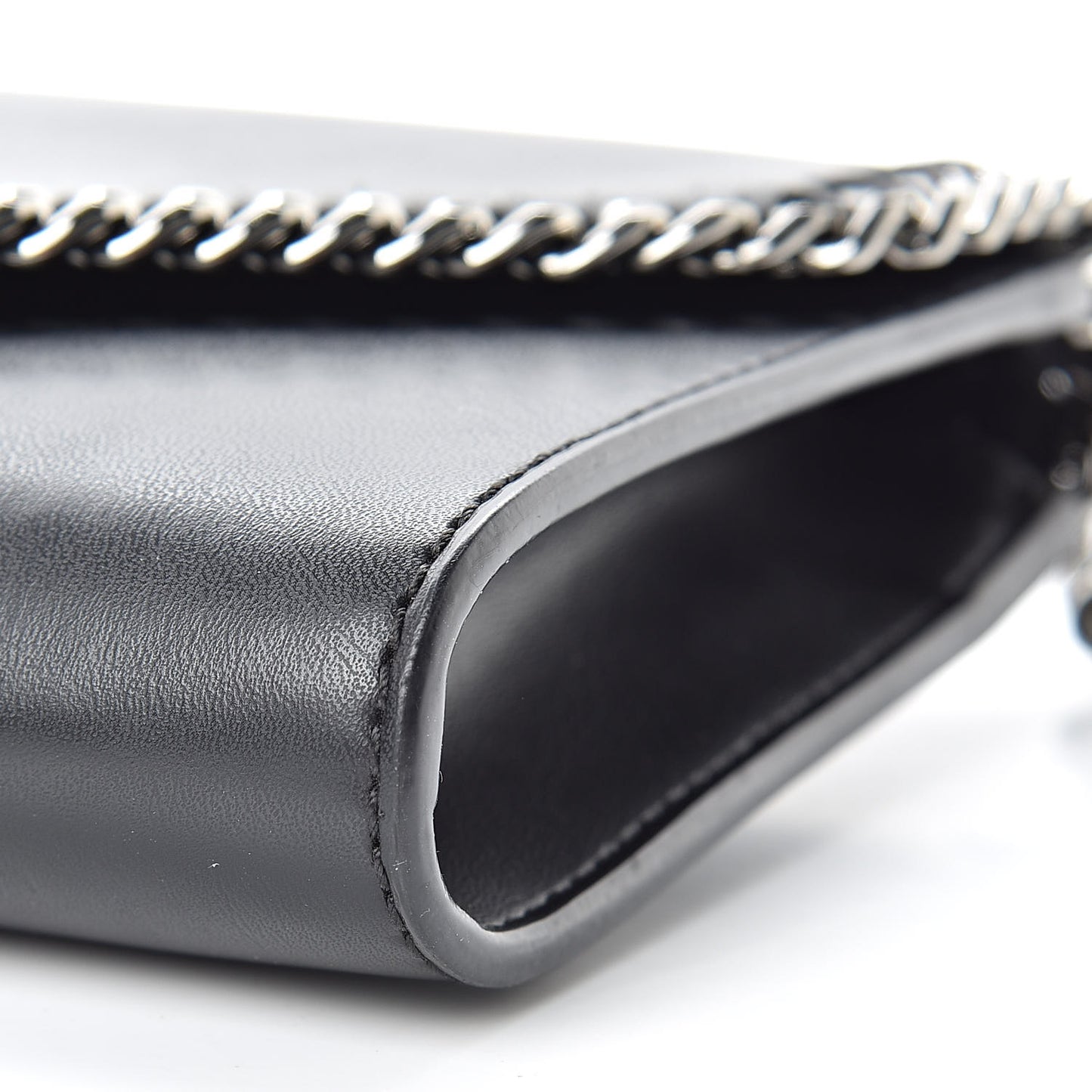 Eco Alter Nappa Falabella Clutch with Chain Bag Black