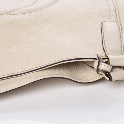 Gucci Pebbled Calfskin Medium Soho Shoulder Bag Off White 18 of 18