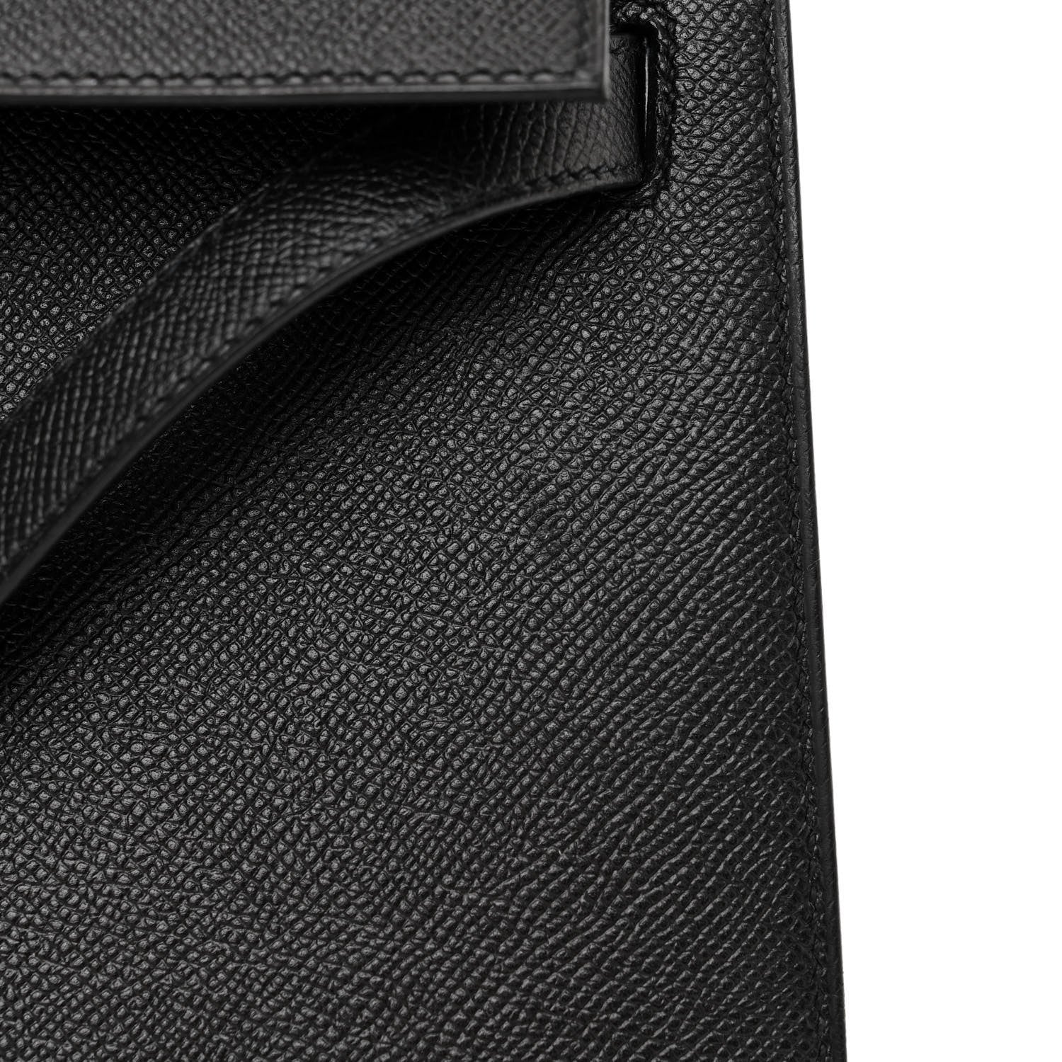 Hermes Epsom Kelly Sellier 32 Black 10 of 17
