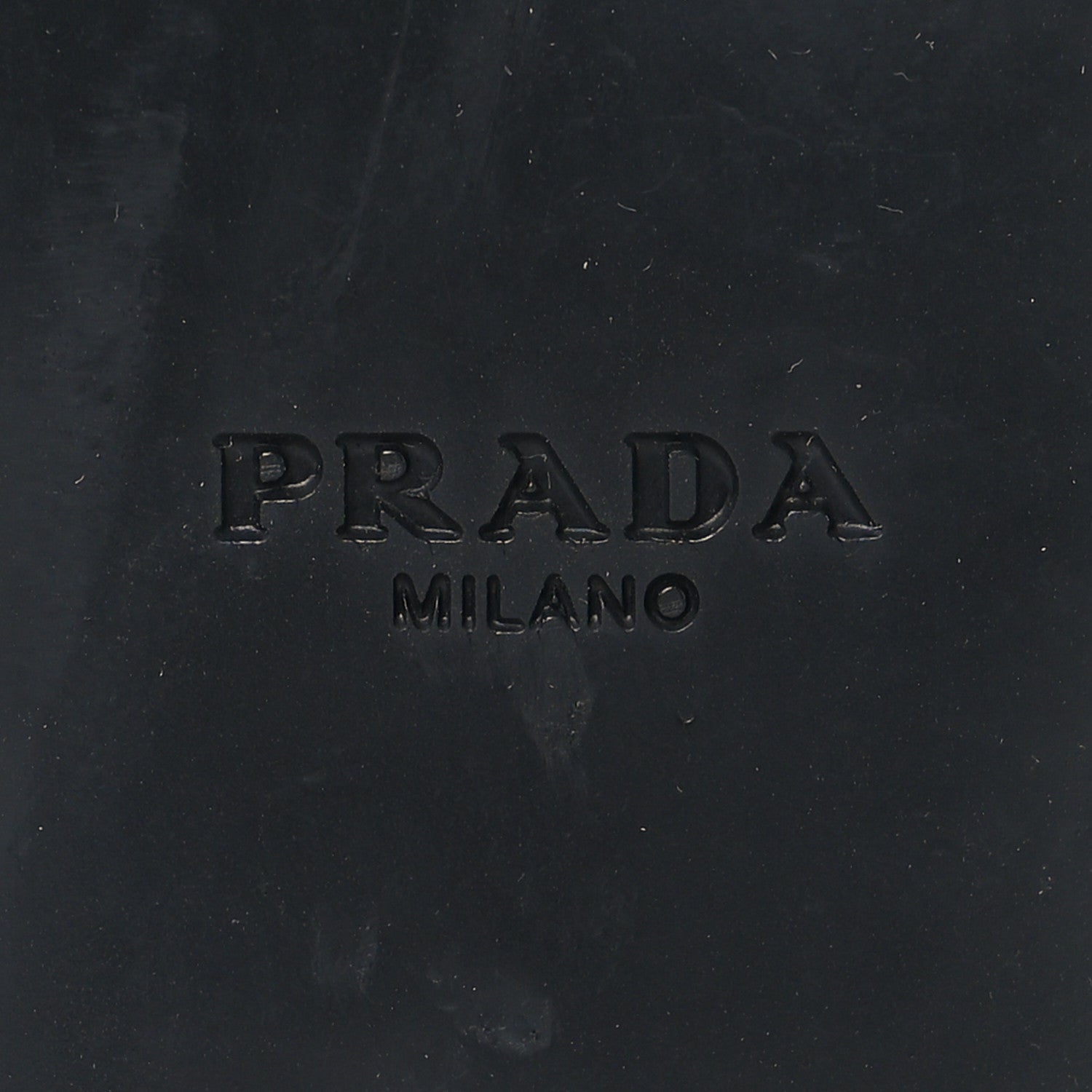 Prada Spazzolato Padded Triangle Logo Pointed Toe Slingback Flats 38.5 Black 8 of 10