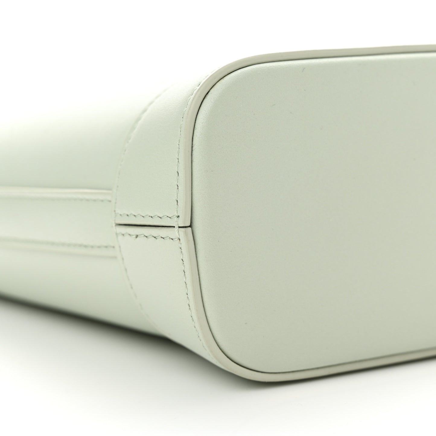 Smooth Calfskin Mini Cuir Triomphe Bucket Bag Jade