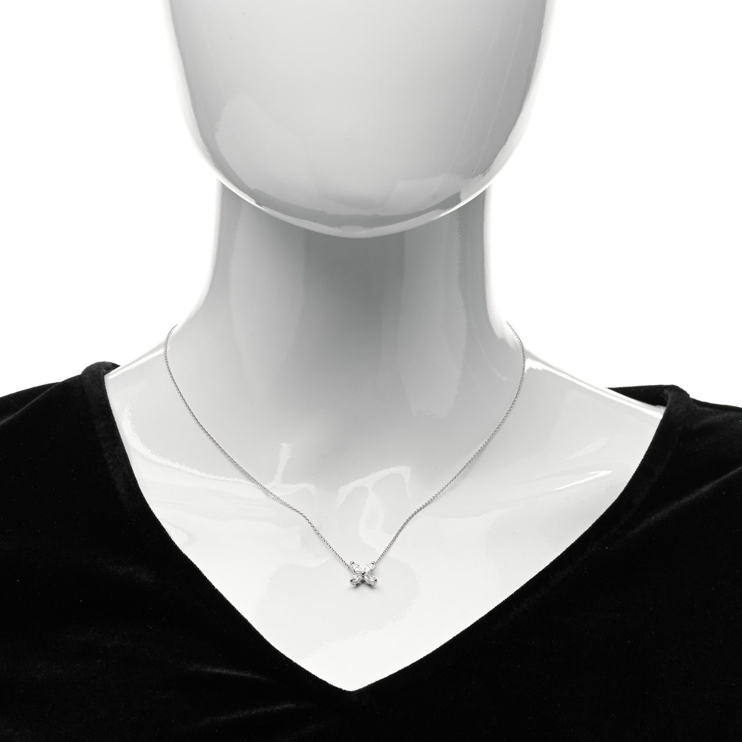 Platinum Diamond Medium Victoria Necklace