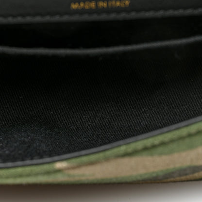Dolce & Gabbana Cotton Calfskin Croc Embossed Camouflage Patchwork Small Sicily Multicolor 5 of 9