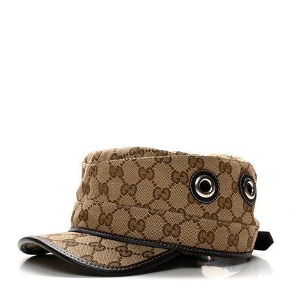 Gucci Monogram Military Hat S Brown 1 of 9