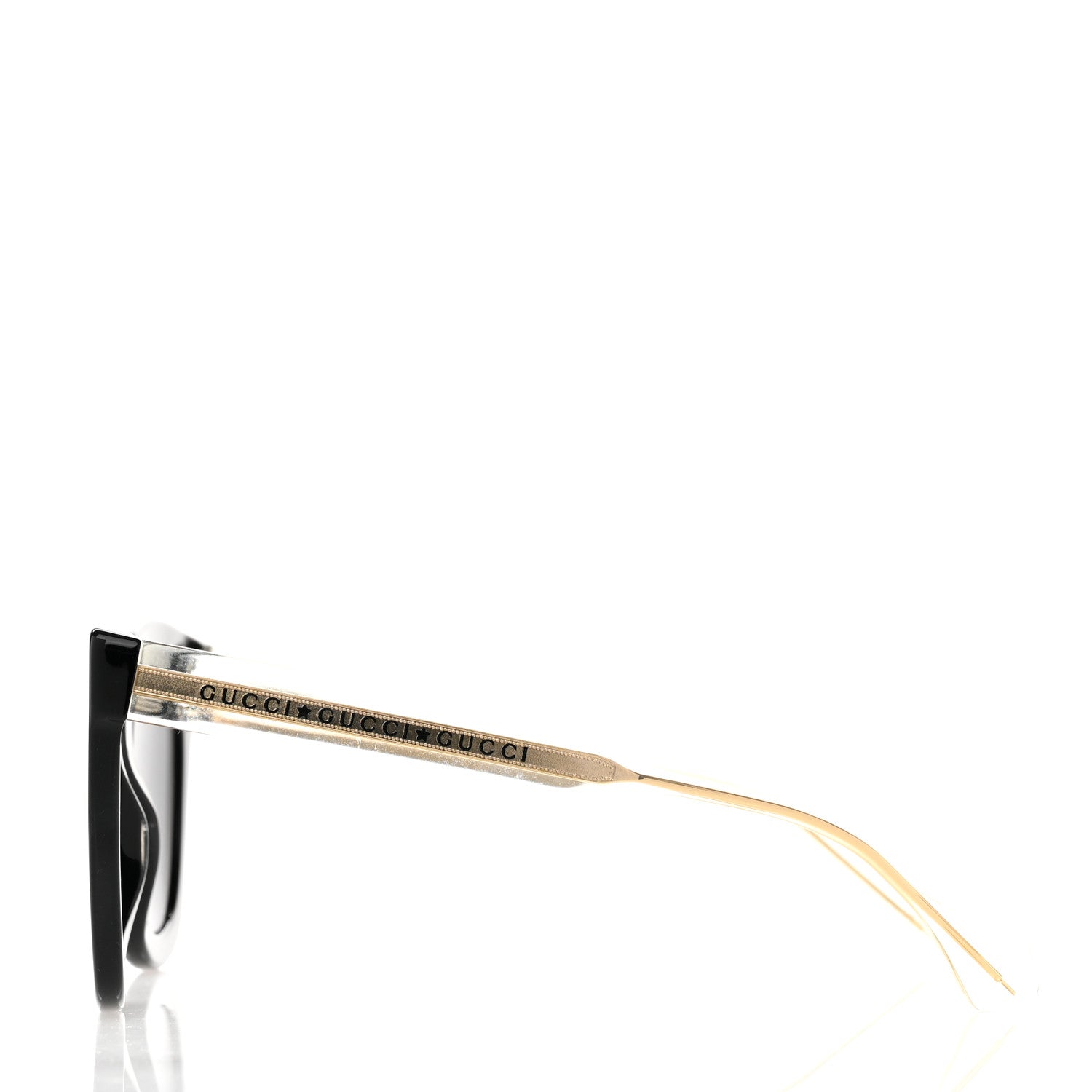Gucci Acetate Crystal Sunglasses GG0564S Black Grey 3 of 7