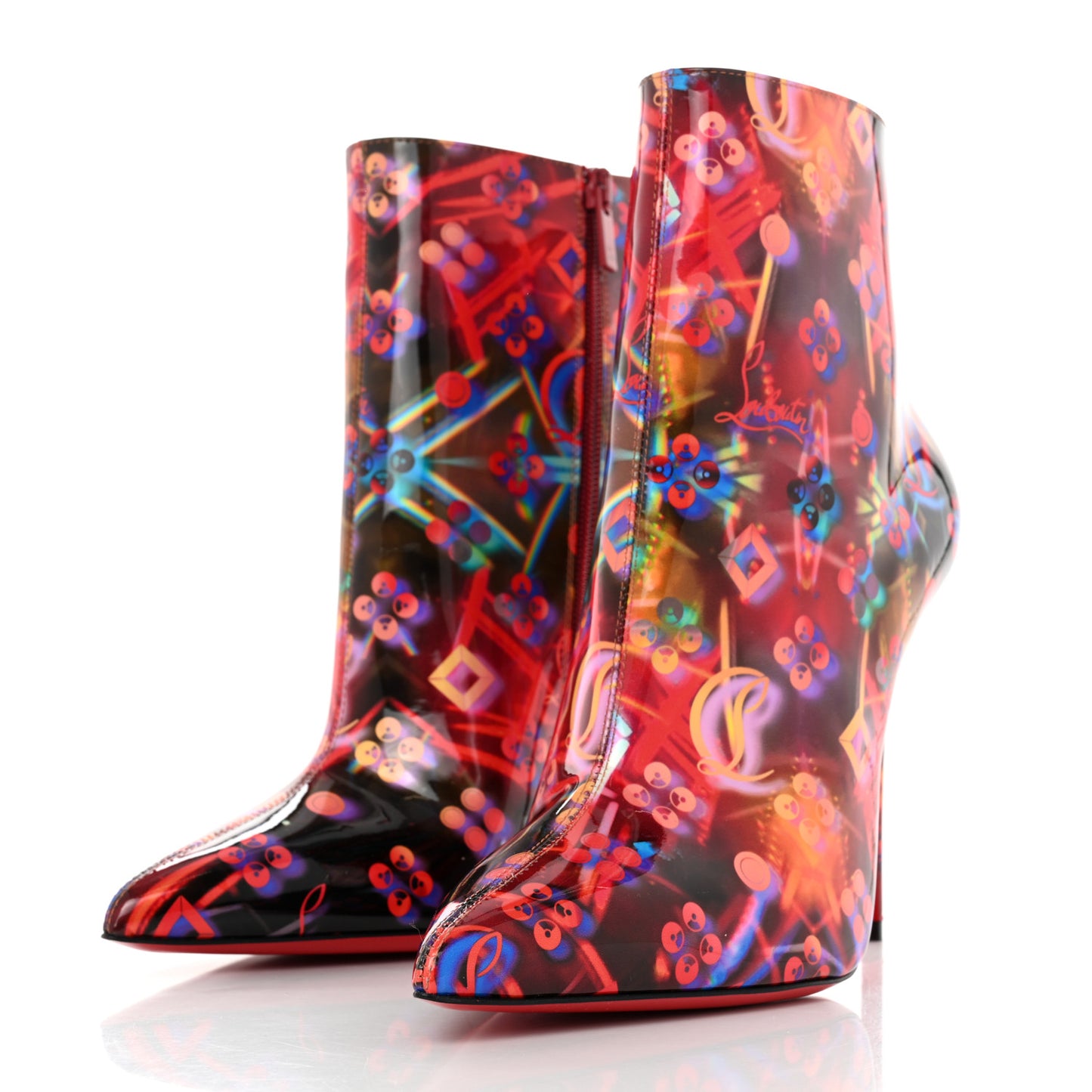Patent Discolaser So Kate Booty 100 Ankle Boots 39.5 Multicolor
