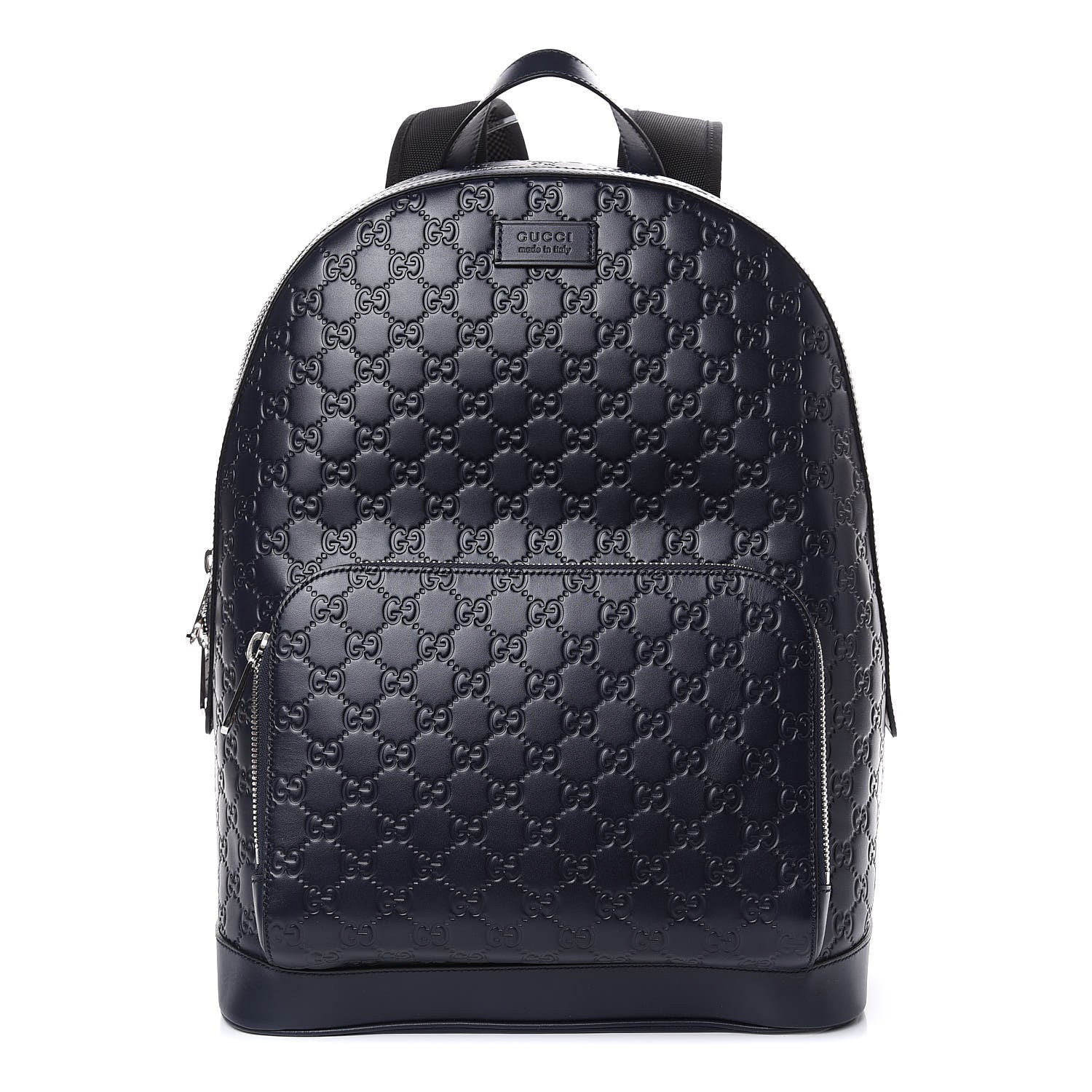 Gucci Guccissima Signature Day Backpack Blue 1 of 10