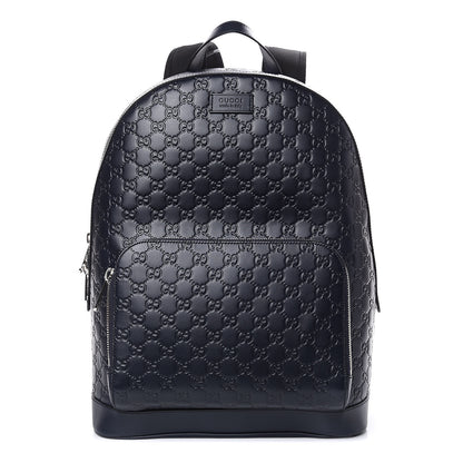 Gucci Guccissima Signature Day Backpack Blue 1 of 10