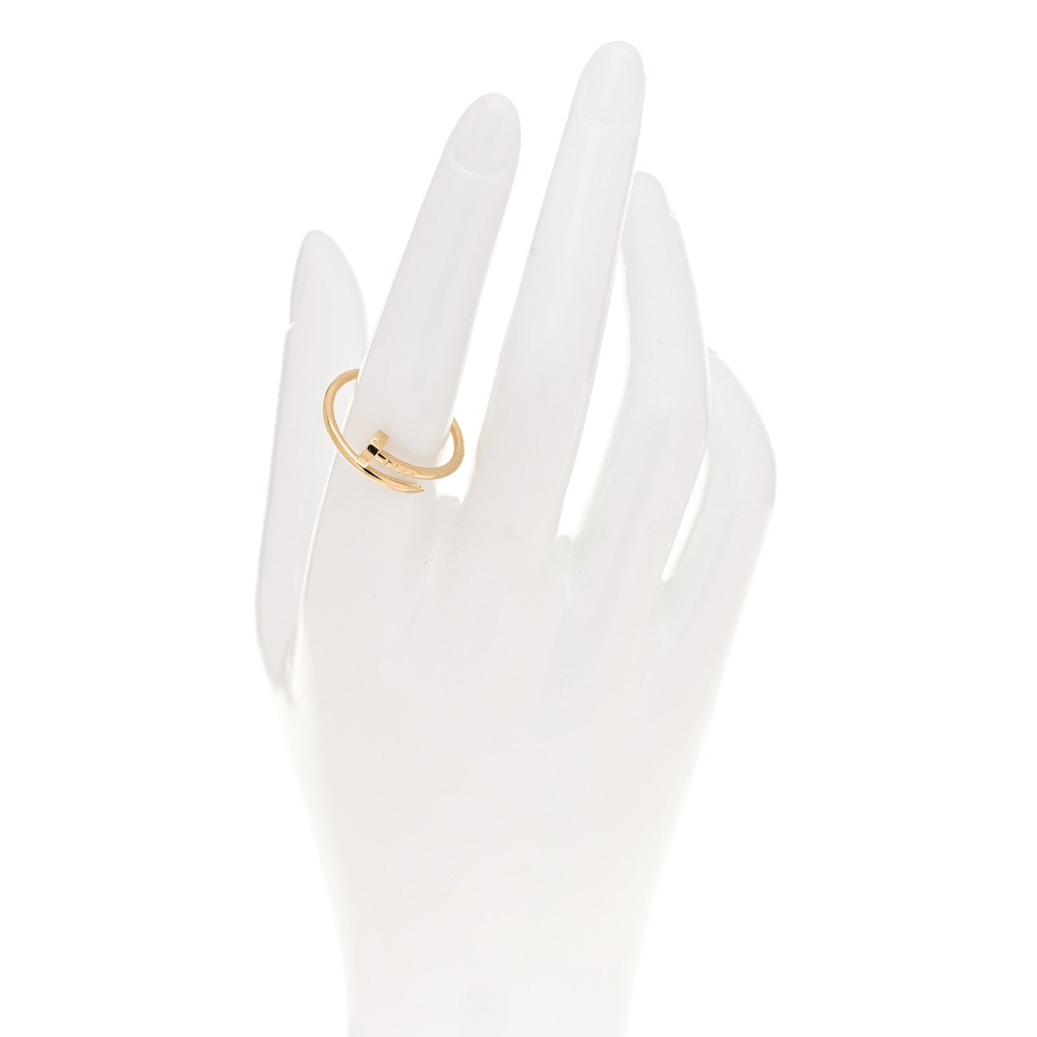 Cartier 18K Yellow Gold Small Juste Un Clou Ring 58 8.25 2 of 6