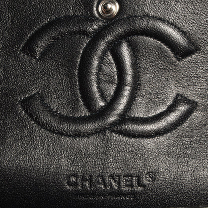 Chanel Tweed Medium Double Flap Pink Black 6 of 10
