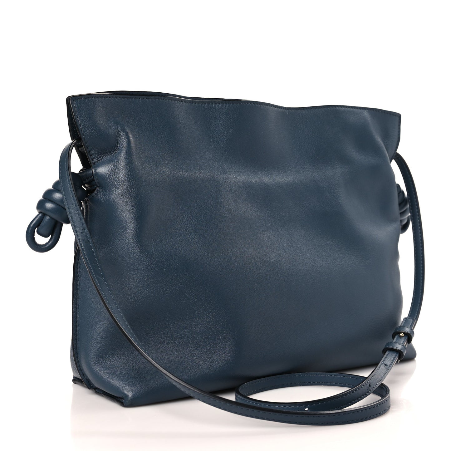 Calfskin Small Flamenco Knot Bag Indigo
