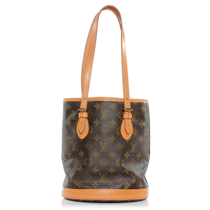 Louis Vuitton Monogram Petit Bucket 23 1 of 7