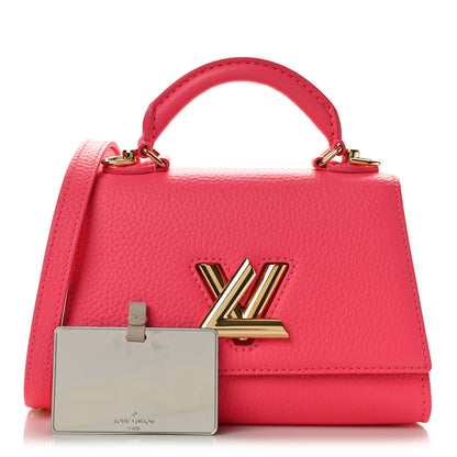 Louis Vuitton Taurillon Twist One Handle BB Dragon Fruit 2 of 10