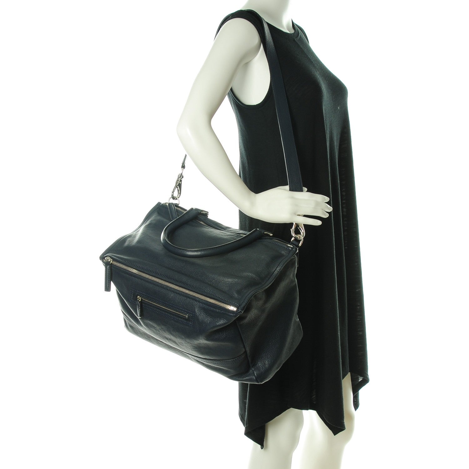 Givenchy Sugar Goatskin Large Pandora Navy 2 of 7