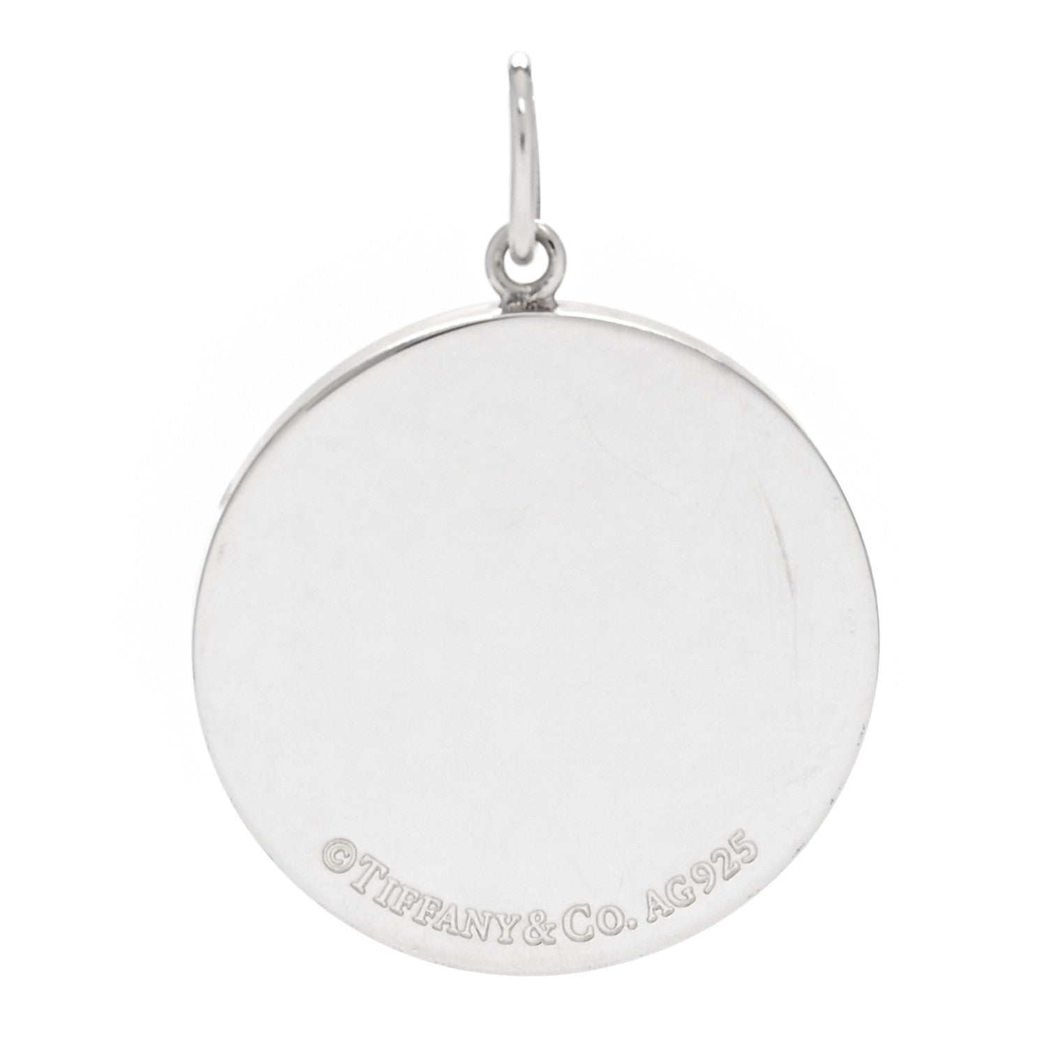 Tiffany Sterling Silver Block Letter C Charm 3 of 5