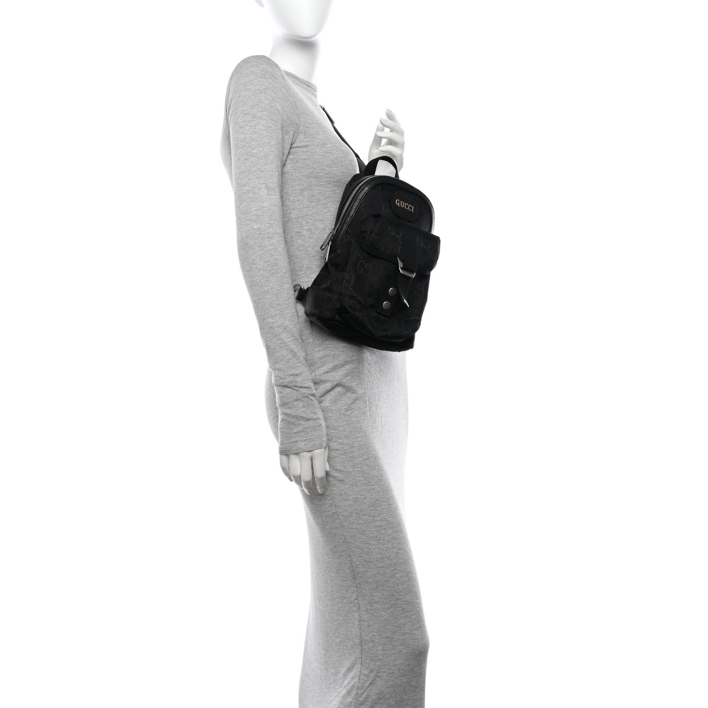 Econyl Nylon Monogram Off The Grid Sling Backpack Black