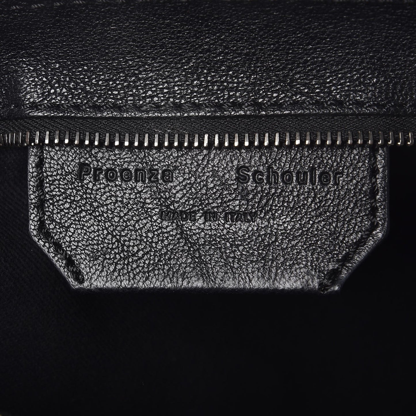 Lambskin Nylon Extra Large PS1 Satchel Black