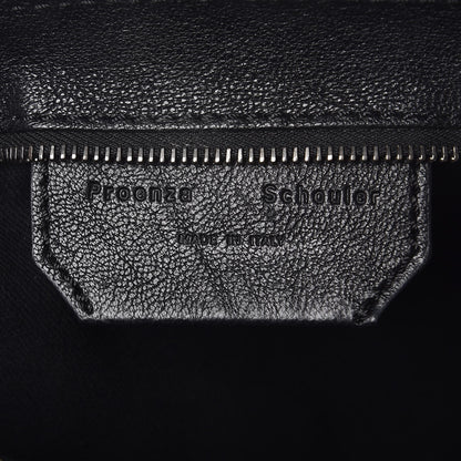 Proenza Schouler Lambskin Nylon Extra Large PS1 Satchel Black 7 of 17