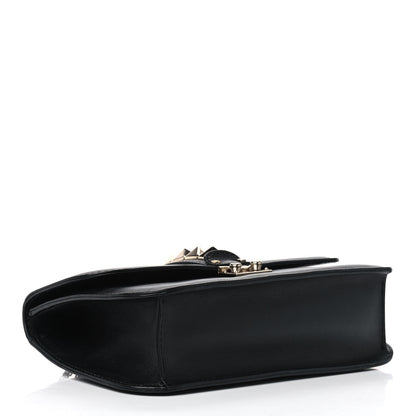 Valentino Garavani Vitello Medium Glam Lock Rockstud Flap Black 3 of 11