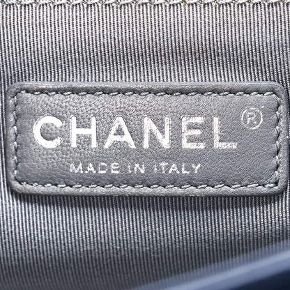 Chanel Lambskin Quilted Medium Boy Flap Dark Navy 6 of 11