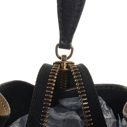 Celine Smooth Calfskin Suede Mini Bi-Color Luggage Black Olive 10 of 10