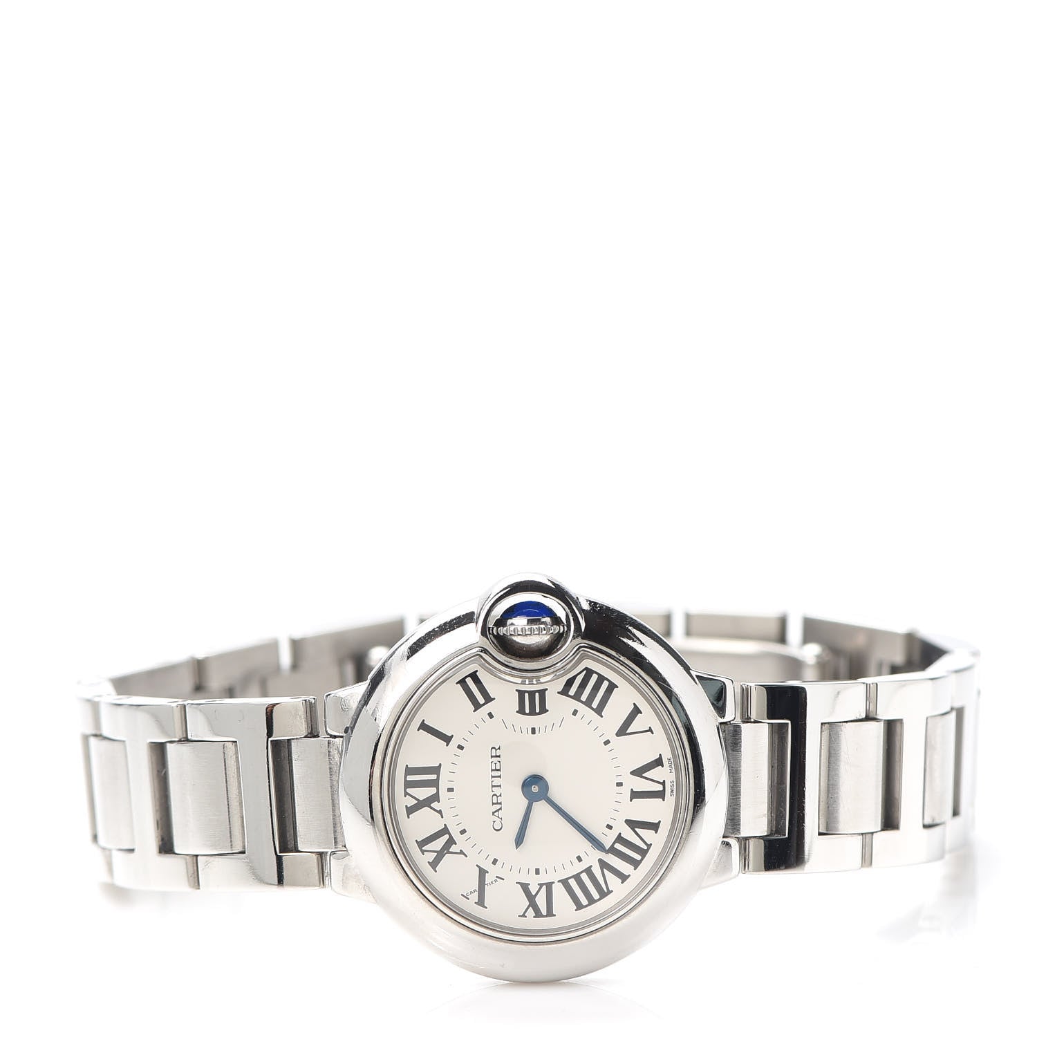 Cartier Stainless Steel 28mm Ballon Bleu De Quartz Watch 2 of 6